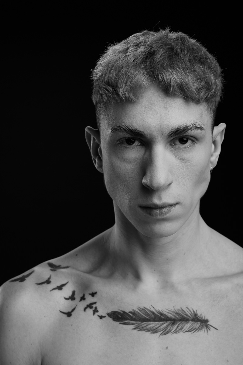 Silverheart projekt fotograficzny tatuaż w portrecie