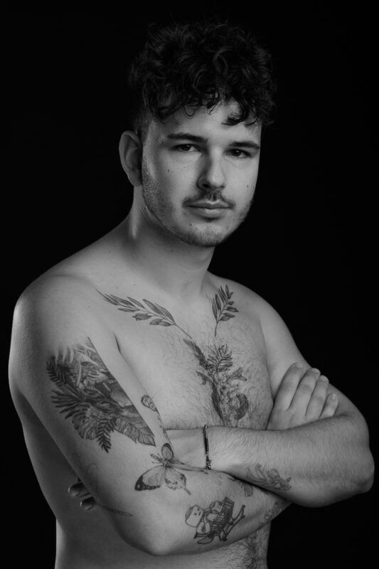 Silverheart projekt fotograficzny tatuaż w portrecie