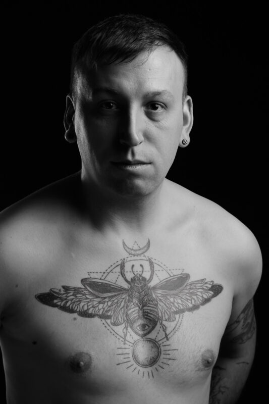 Silverheart projekt fotograficzny tatuaż w portrecie