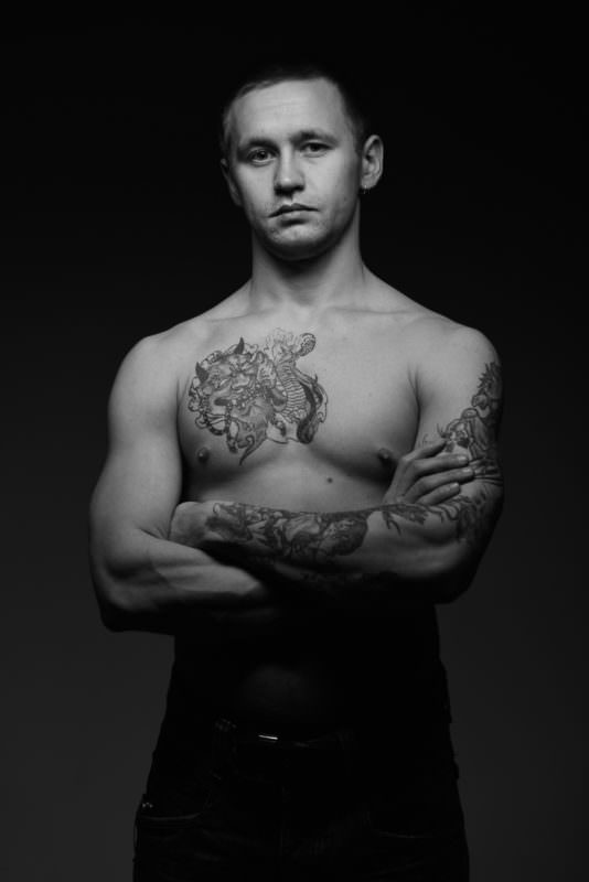 Silverheart projekt fotograficzny tatuaż w portrecie