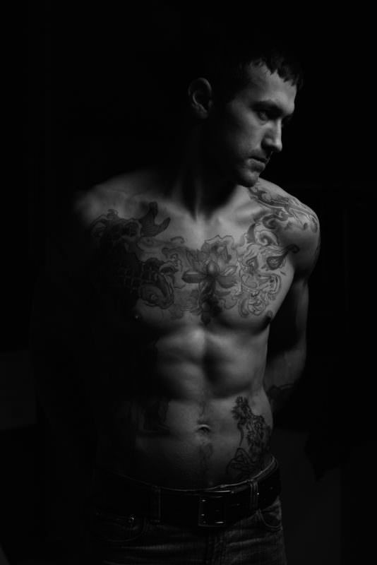 Silverheart projekt fotograficzny tatuaż w portrecie