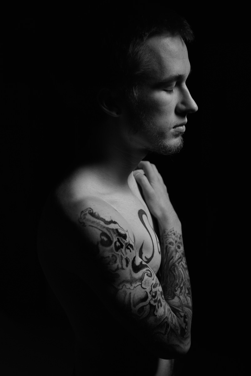 Silverheart projekt fotograficzny tatuaż w portrecie