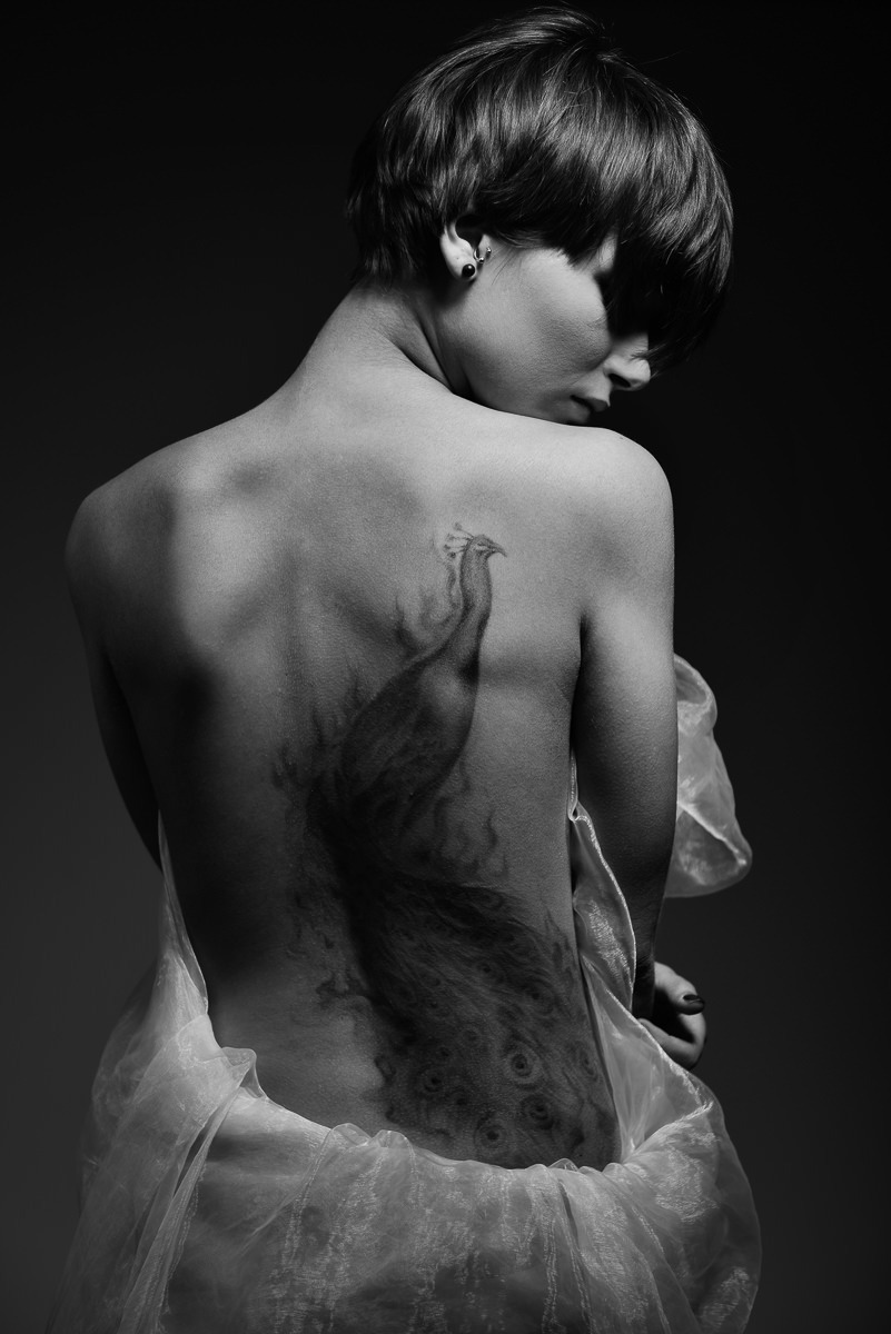 Silverheart projekt fotograficzny tatuaż w portrecie