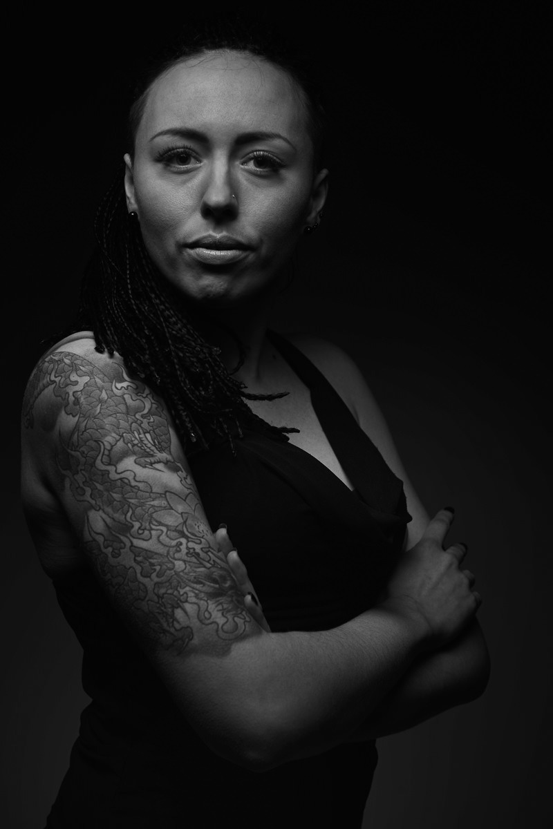 Silverheart projekt fotograficzny tatuaż w portrecie