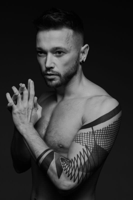 Silverheart projekt fotograficzny tatuaż w portrecie