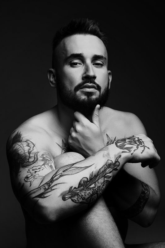 Silverheart projekt fotograficzny tatuaż w portrecie