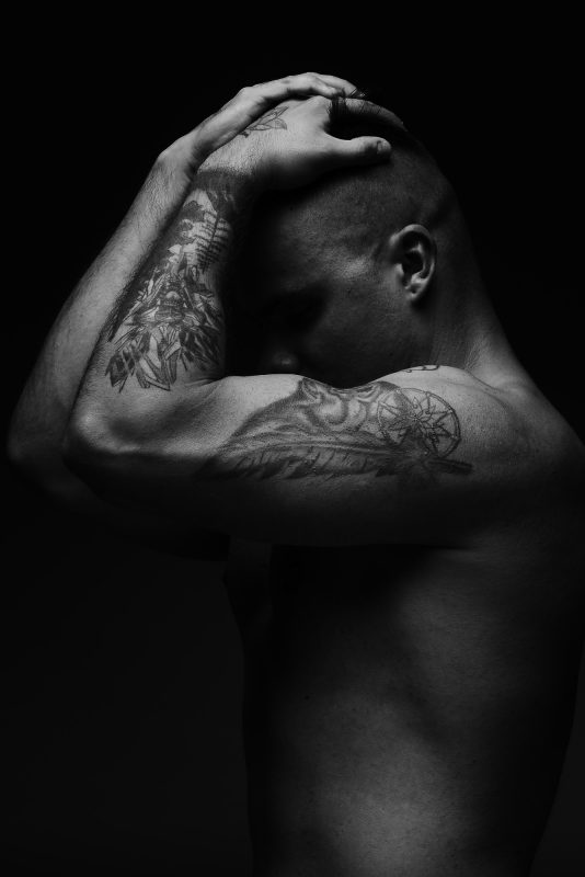 Silverheart projekt fotograficzny tatuaż w portrecie