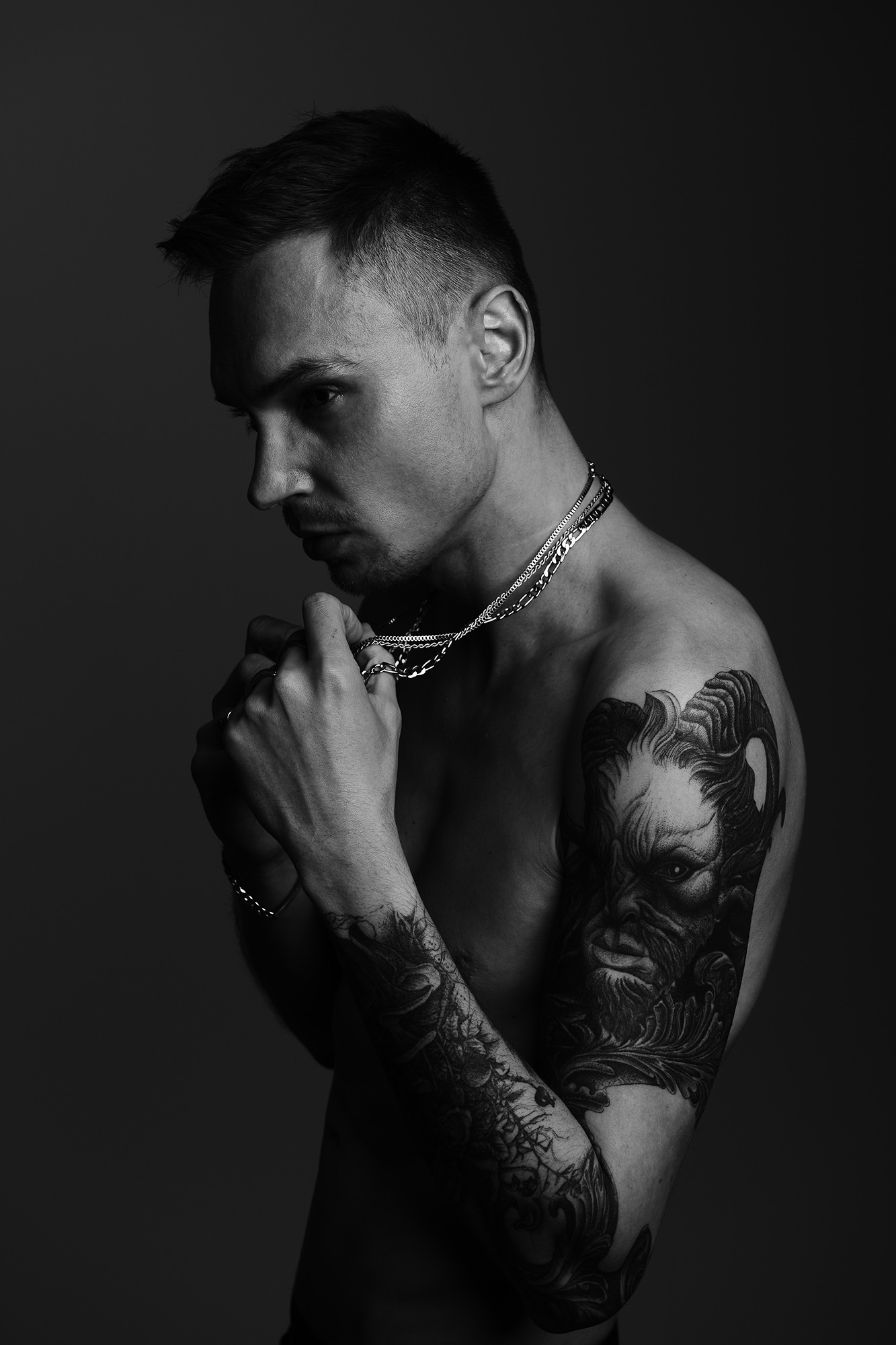 Silverheart projekt fotograficzny tatuaż w portrecie