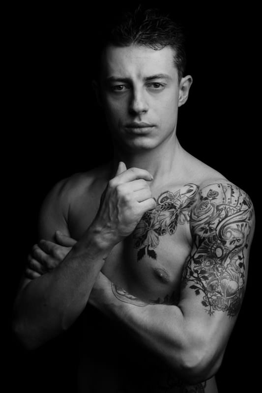 Silverheart projekt fotograficzny tatuaż w portrecie