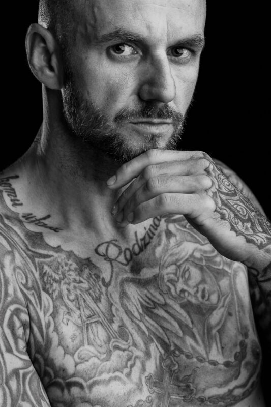 Silverheart projekt fotograficzny tatuaż w portrecie