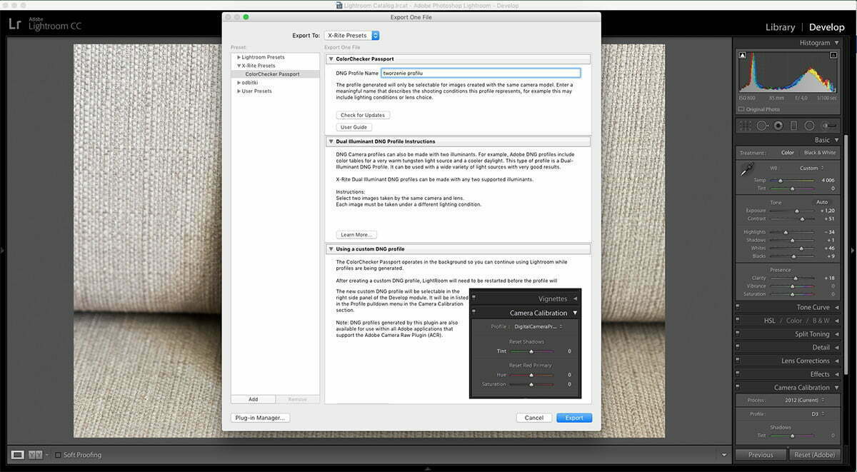 Color Checker - dlaczego warto? 3 tworzenieprofilu